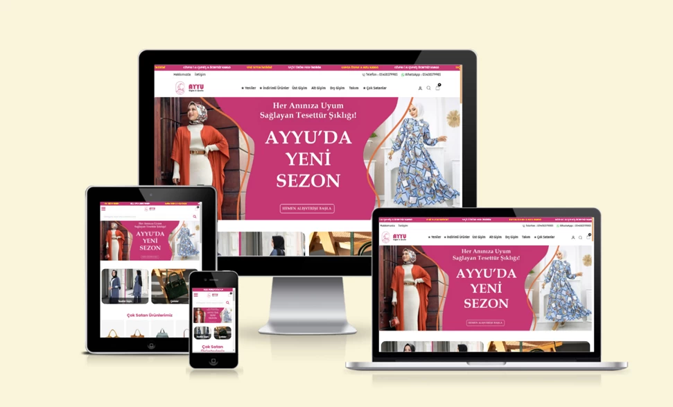 Ayyu Giyim & Çanta Web Sitesi