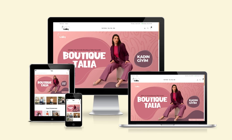 Boutique Talia Web Sitesi