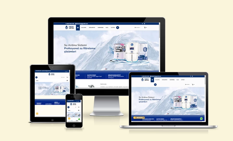 Karsu Arıtma Sistemleri Web Sitesi