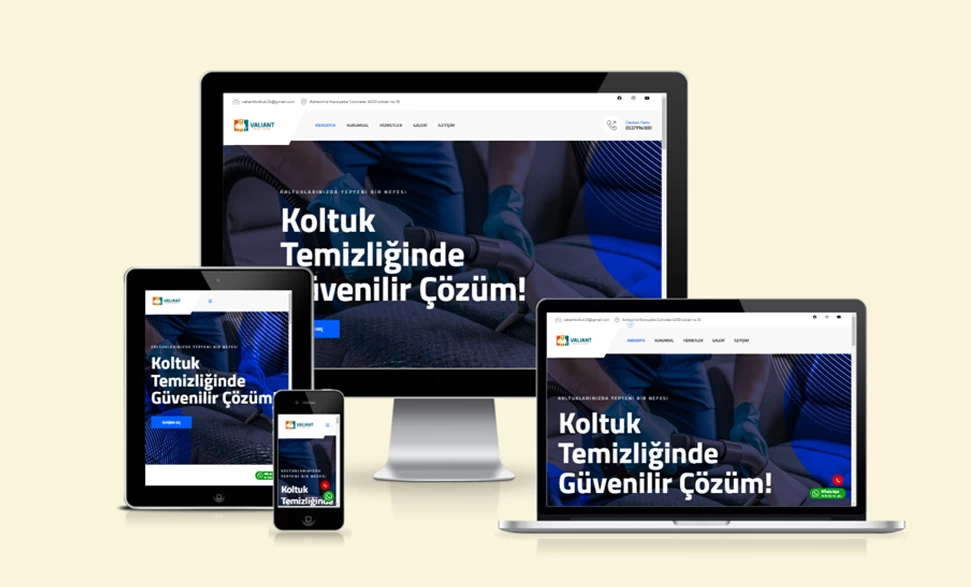 Vialant Koltuk Yıkama Web Sitesi