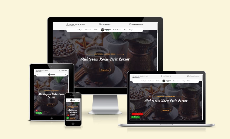 Coffeetolia Web Sitesi