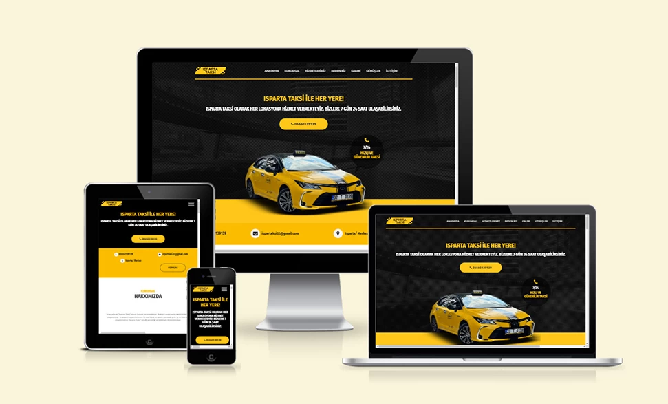 Isparta Taksi Web Sitesi