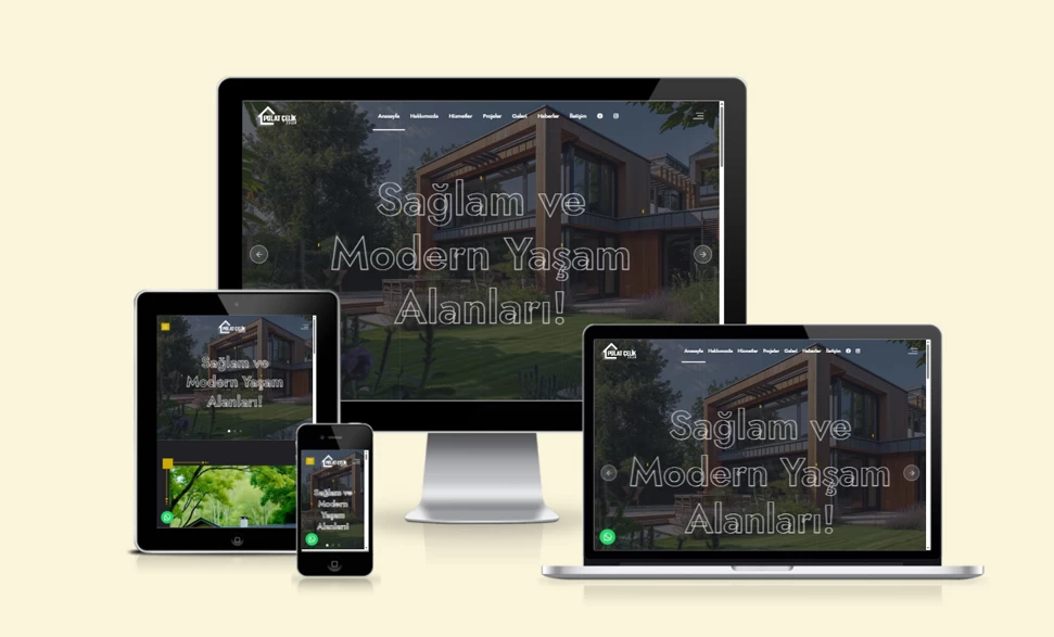 Polat Çelik Evler Web Sitesi